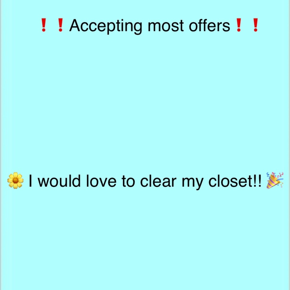Let’s make a deal!! I’ll accept most offers!!
